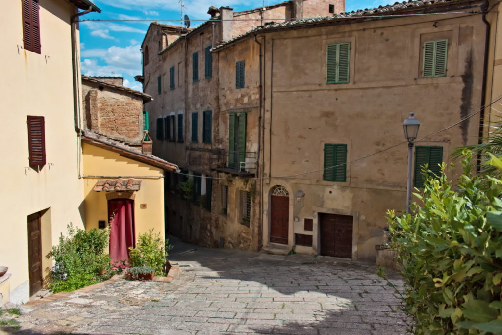 Altstadt Montepulciano im Val d'Orcia Rundreise