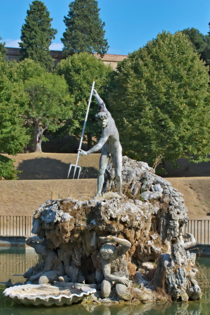 Neptunbrunnen im Boboli Garten Städtereise Florenz