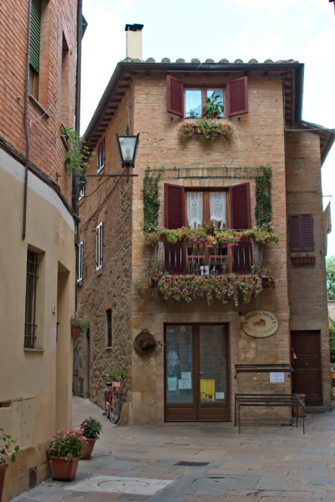 Altstadt von Pienza Val d'Orcia Sehenswürdigkeiten Toskana